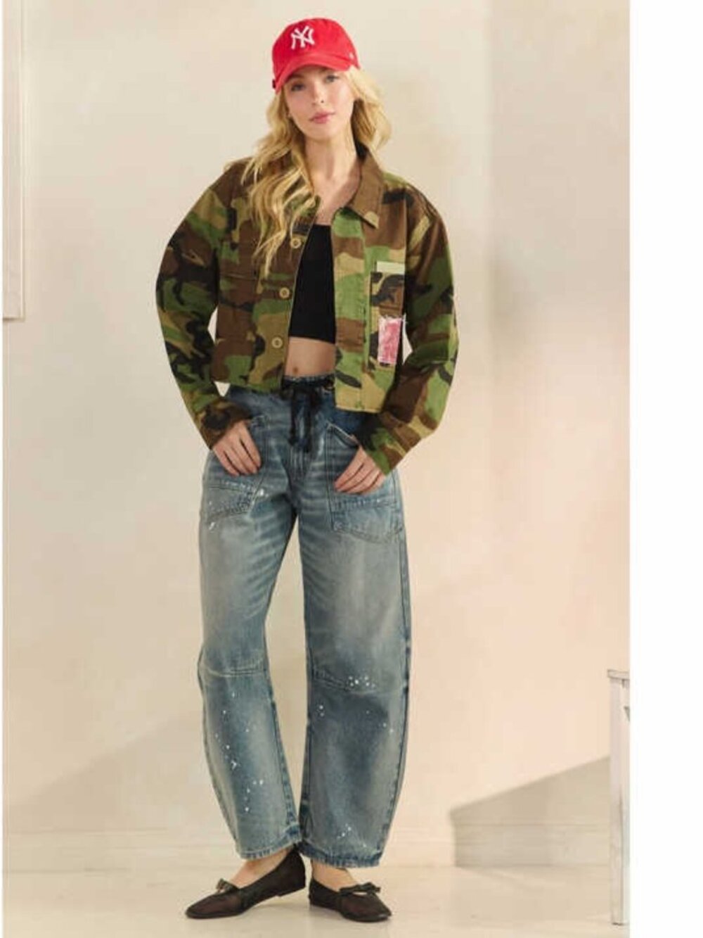 Camo Floral Utility Jacket - Picture 5 of 11